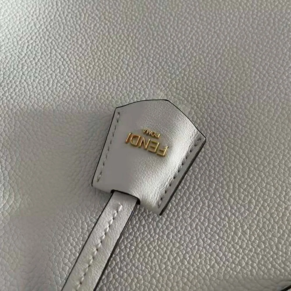 Fendi Origami Medium White Leather Bag That Can be Transformed for Women Fendi Origami Medium White Leather Bag That Can be Transformed for Women