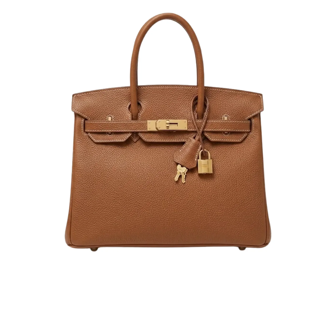Hermes Birkin Top Handle Bag / Brown Togo Gold Hardware Bag