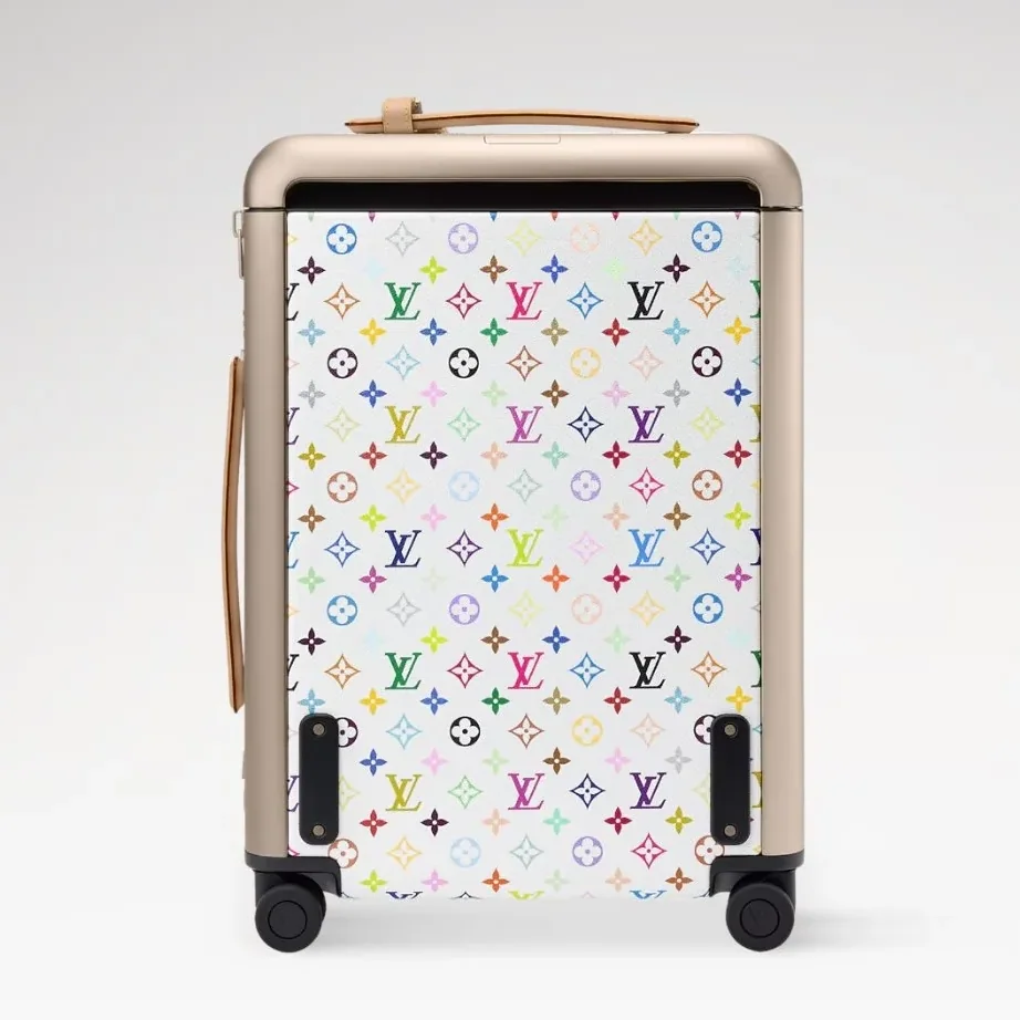 Louis Vuitton LV x TM Horizon 55 Suitcase in Multicolored Champagne Hardware