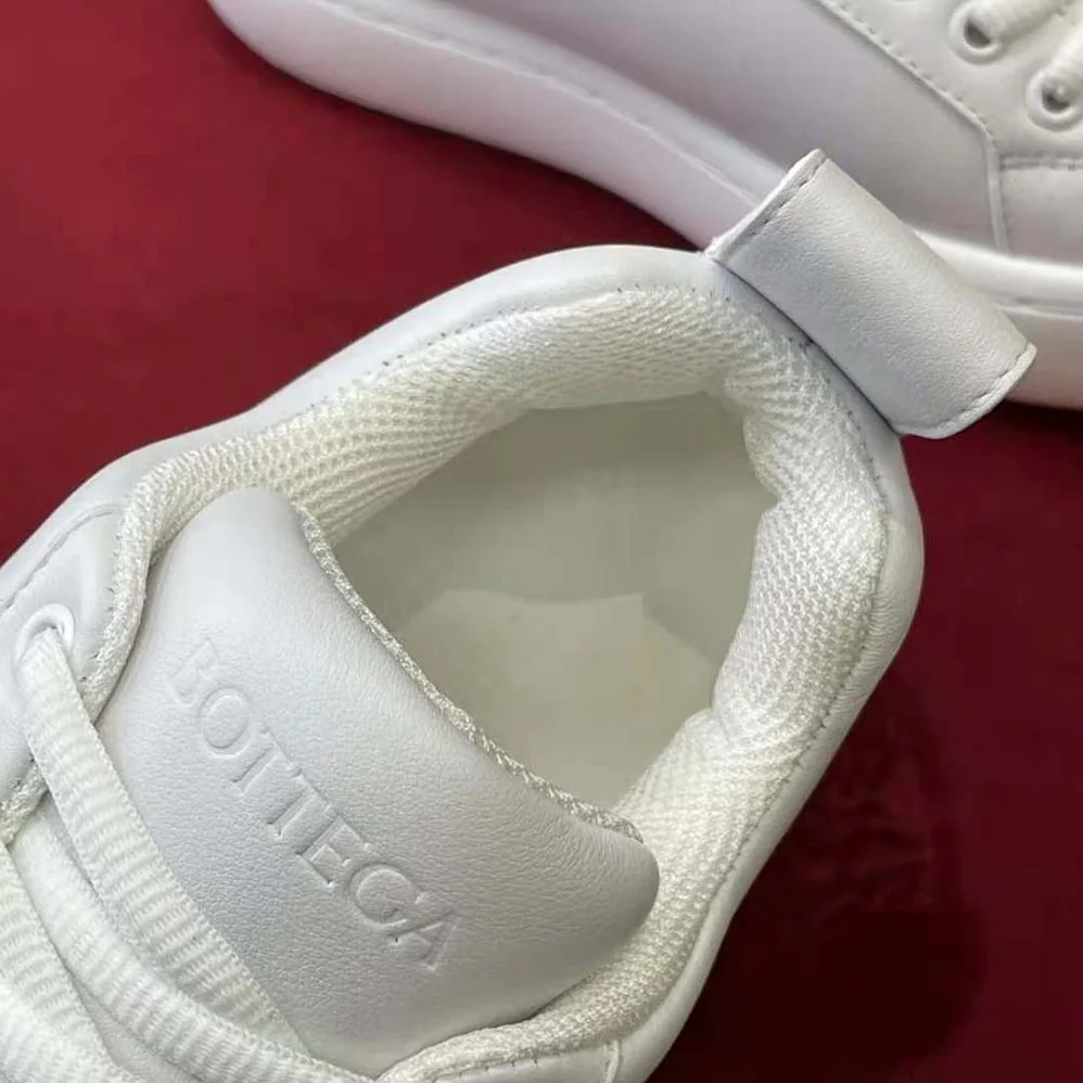 Bottega Veneta Pillow Sneaker Padded Leather Lace-up Sneakers for Unisex in Beige Bottega Veneta Pillow Sneaker Padded Leather Lace-up Sneakers for Unisex in Beige