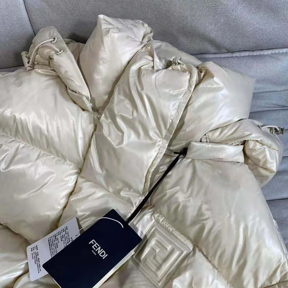 Fendi Pearl Nylon Down Jacket for Women Fendi Pearl Nylon Down Jacket for Women