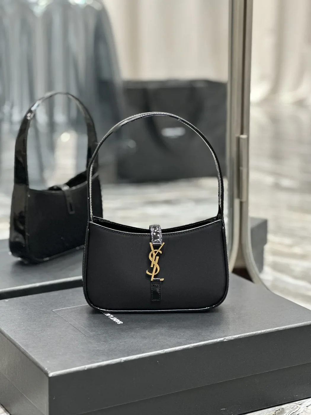 Saint Laurent Joe Backpack Black /