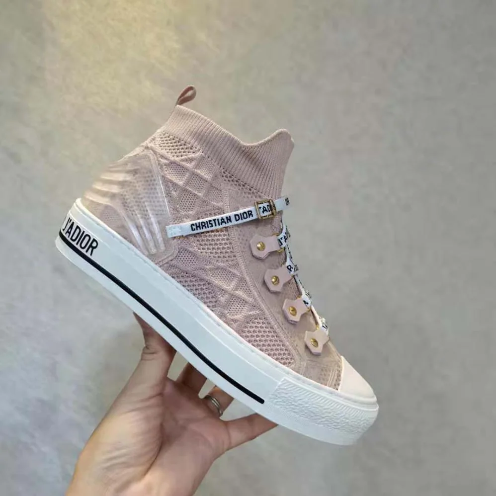 Dior Walk'n'dior Sneaker Pink Cannage Technical Mesh for Women