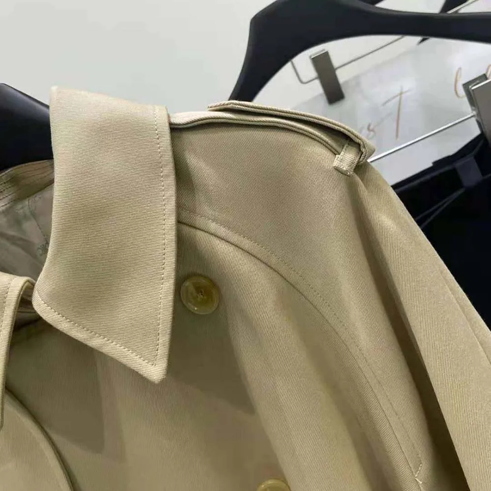 Celine Wiltern Trench Coat in Cotton Gabardine for Men