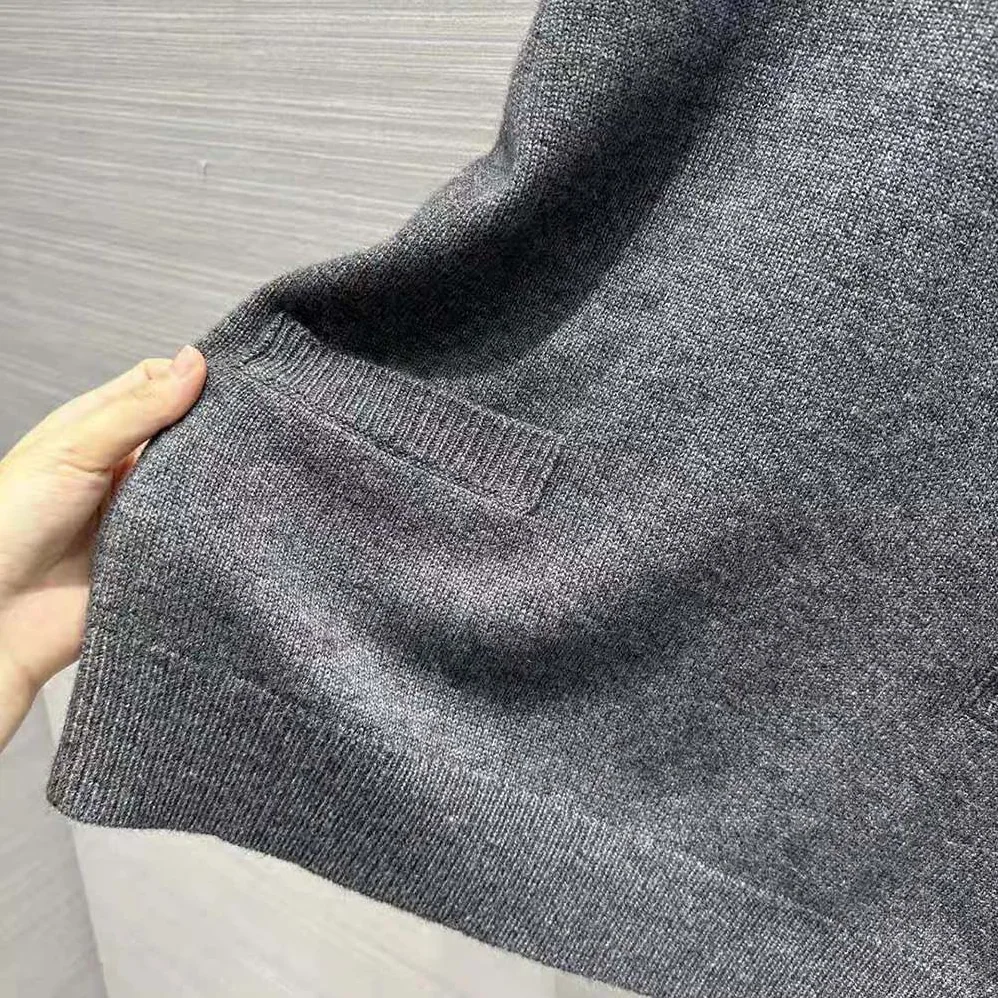 Prada Wool and Cashmere Sweater for Women in Silver Prada Wool and Cashmere Sweater for Women in Silver