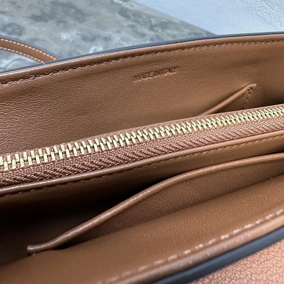 Celine Teen Nino Bag in Smooth Satinated Calfskin for Women in Brown