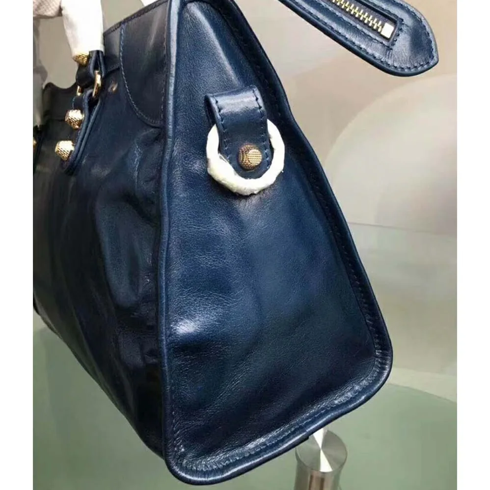 Balenciaga Small Size Lambskin Hand Carry And Shoulder Bag for Women