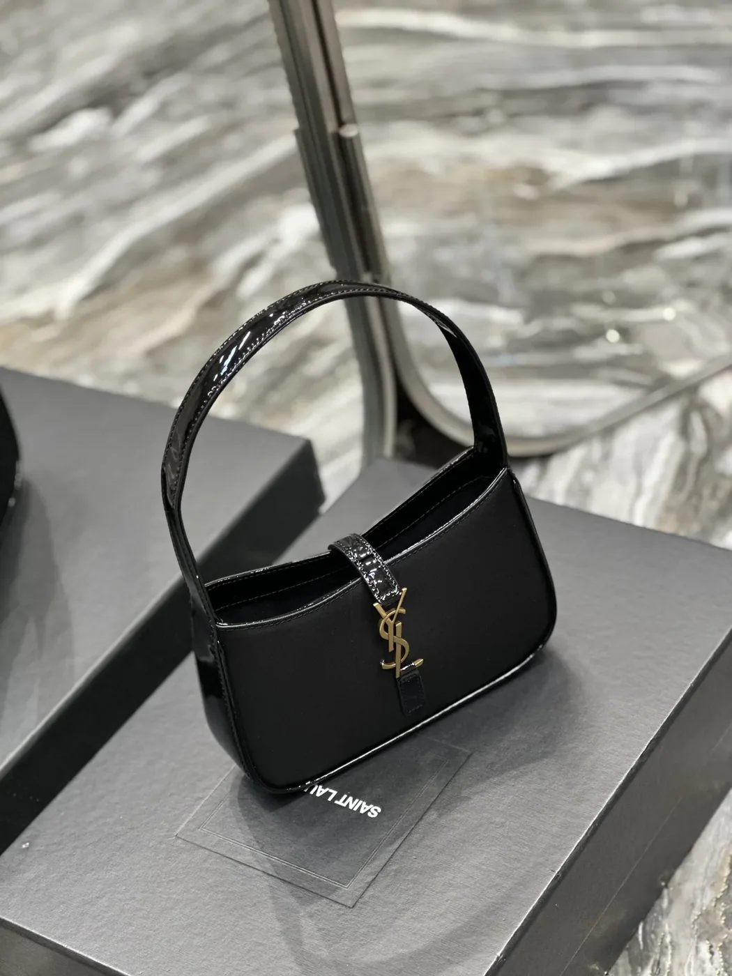 Saint Laurent Joe Backpack Black /