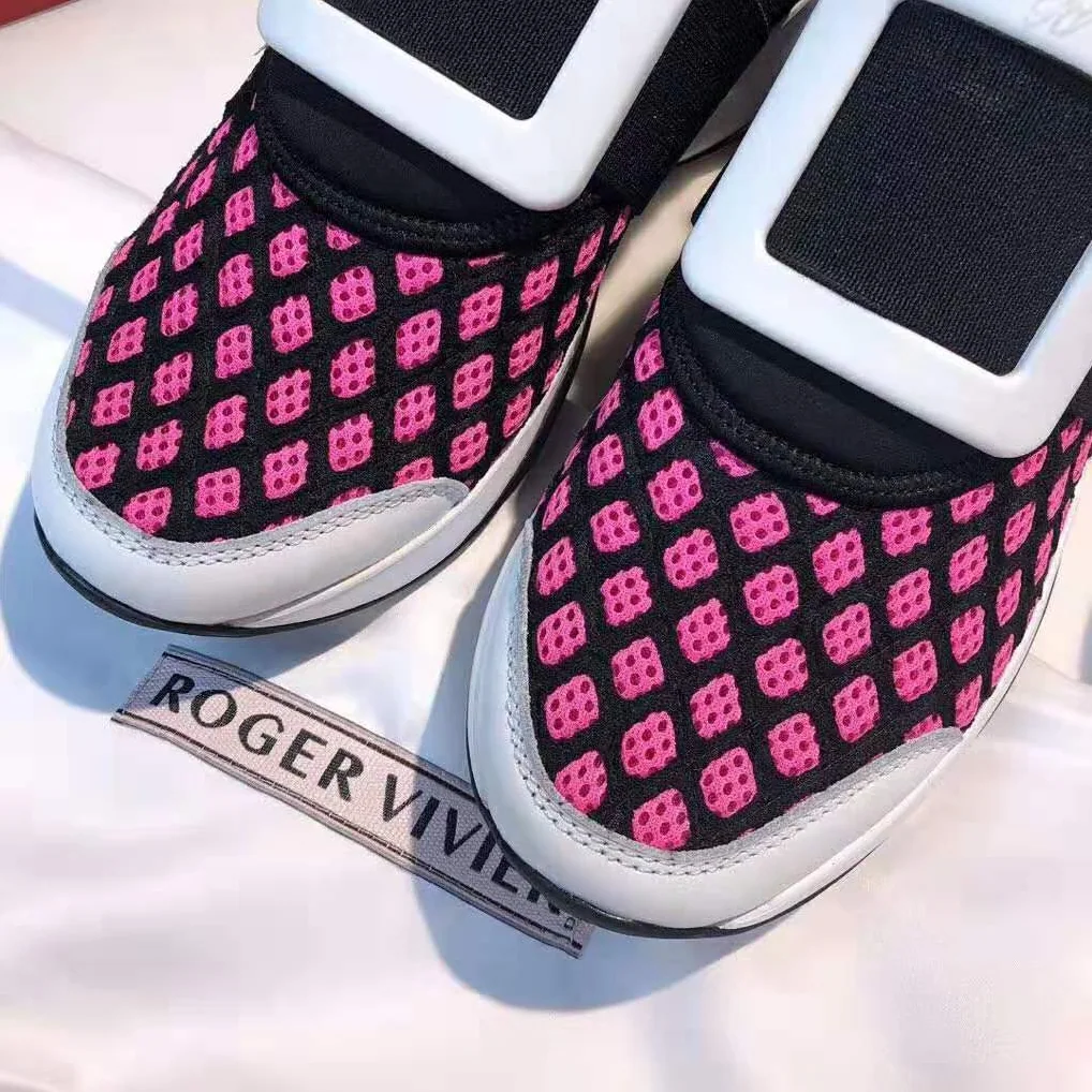 Roger Vivier Viv' Run Sneakers for Women in Pink