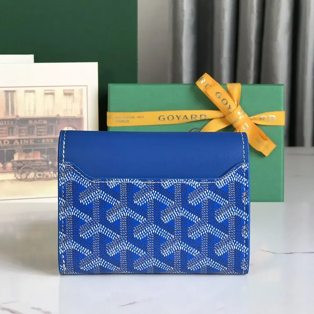 Goyard Saint Gabrie Wallet for Unisex in Blue