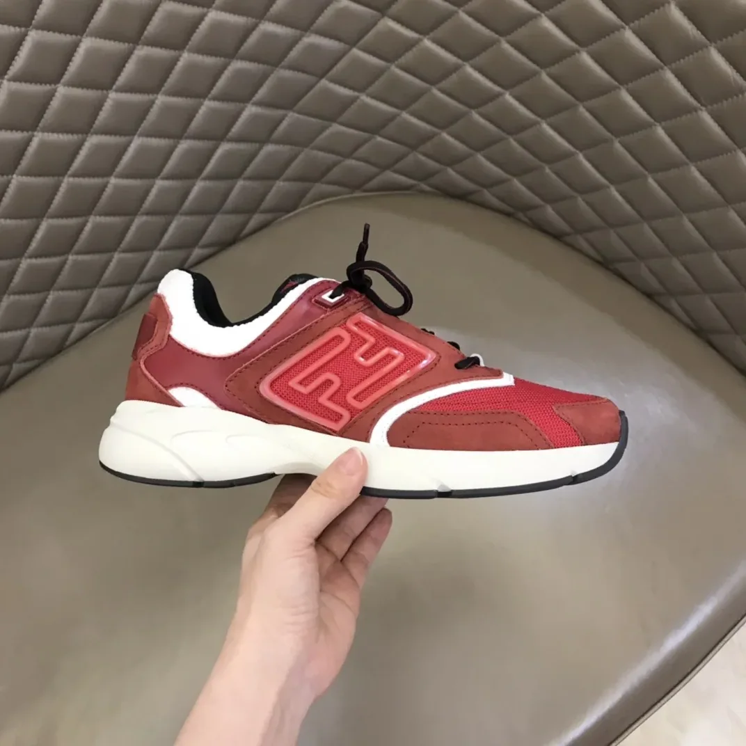 FD Fendi Faster Trainers Sneakers Burgundy 7E1555AKX6F1ICI FD Fendi Faster Trainers Sneakers Burgundy 7E1555AKX6F1ICI