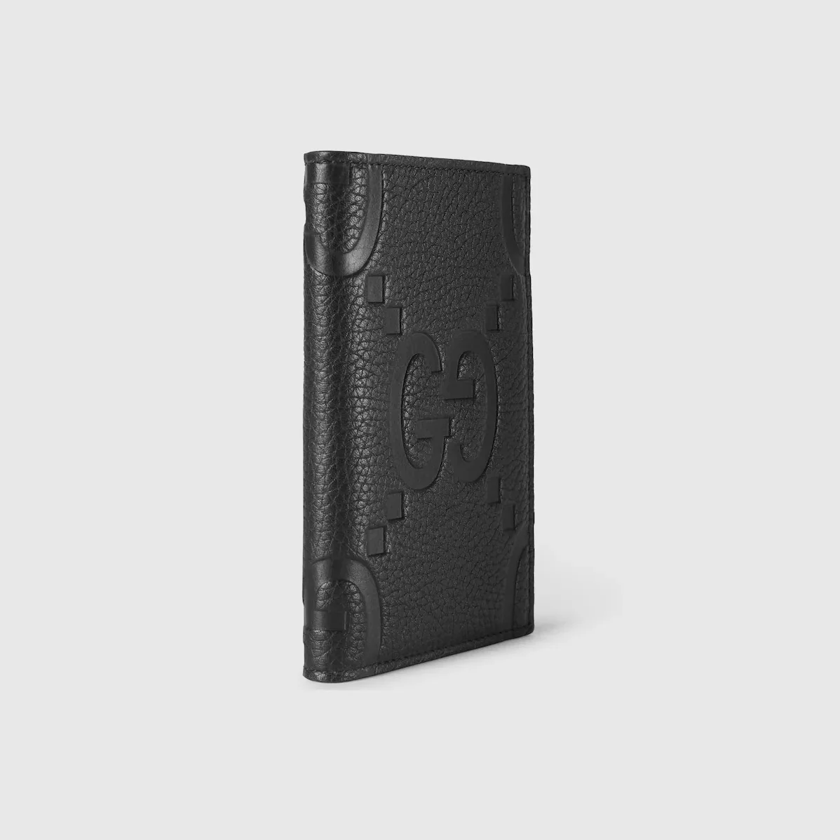 Gucci Jumbo Gg Passport Case Black / Gucci Jumbo Gg Passport Case Black /
