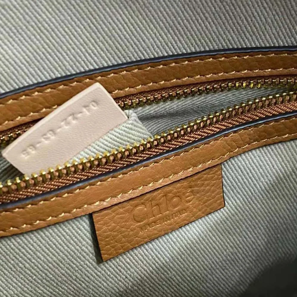 Chloe Marcie Small Double Carry Bag for Women in Brown
