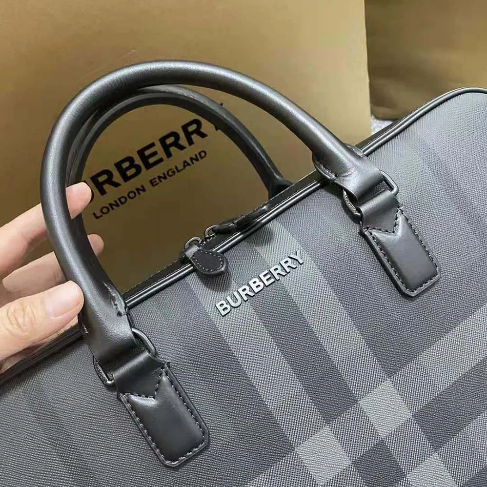 Burberry Slim Ainsworth Briefcase for Men in Gray Burberry Slim Ainsworth Briefcase for Men in Gray