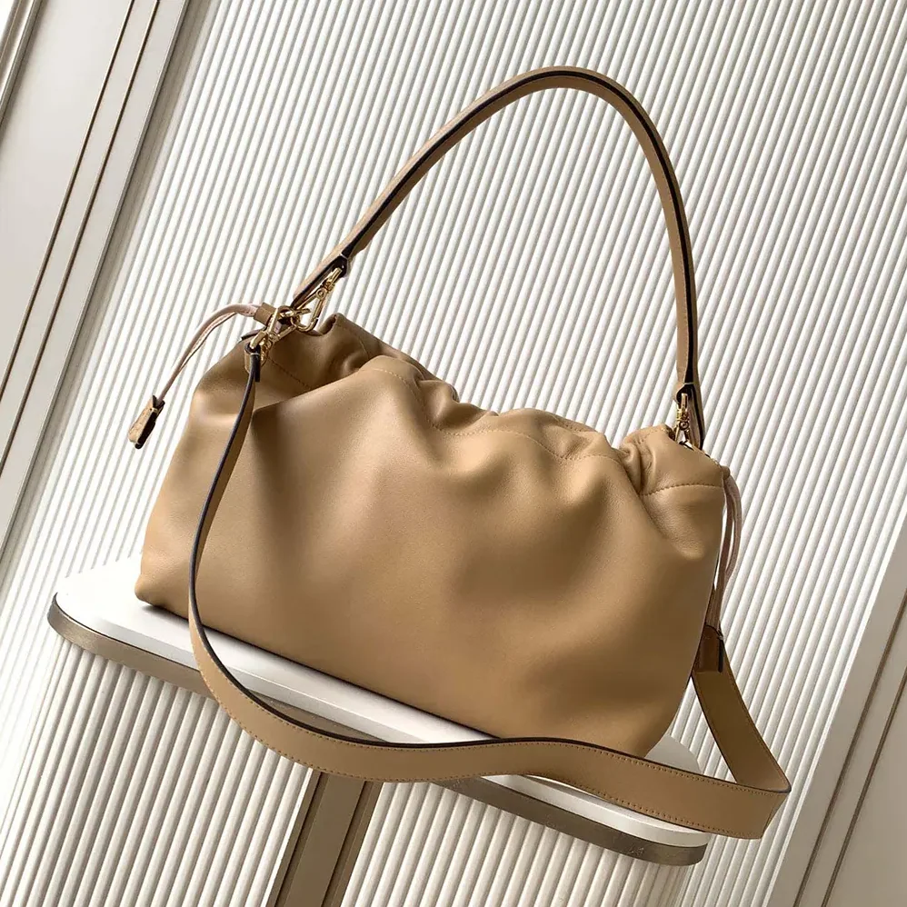 Fendi Mamma Baguette Large Cappuccino Nappa Leather Bag for Women Fendi Mamma Baguette Large Cappuccino Nappa Leather Bag for Women