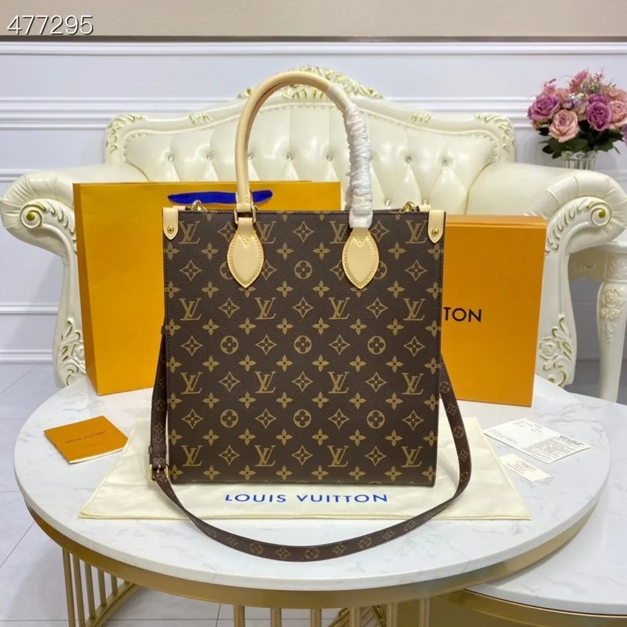 Louis Vuitton Sac Plat PM Monogram Canvas Louis Vuitton Sac Plat PM Monogram Canvas
