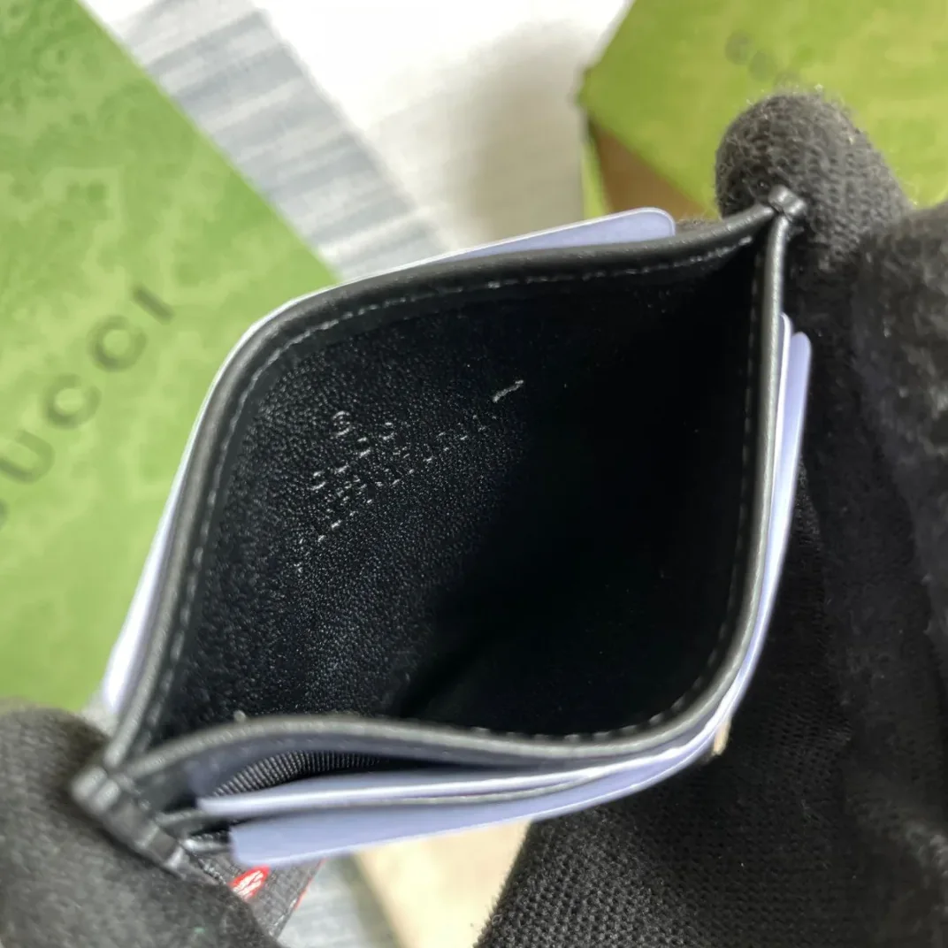 Gucci Card Case Black with Bees / Gucci Card Case Black with Bees /