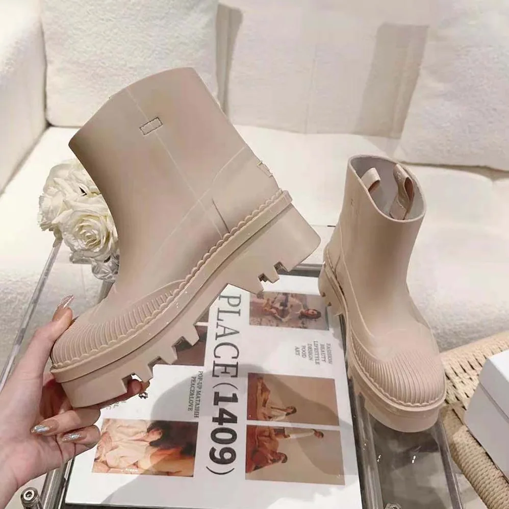 Chloe Raina Rain Boot for Women in Beige