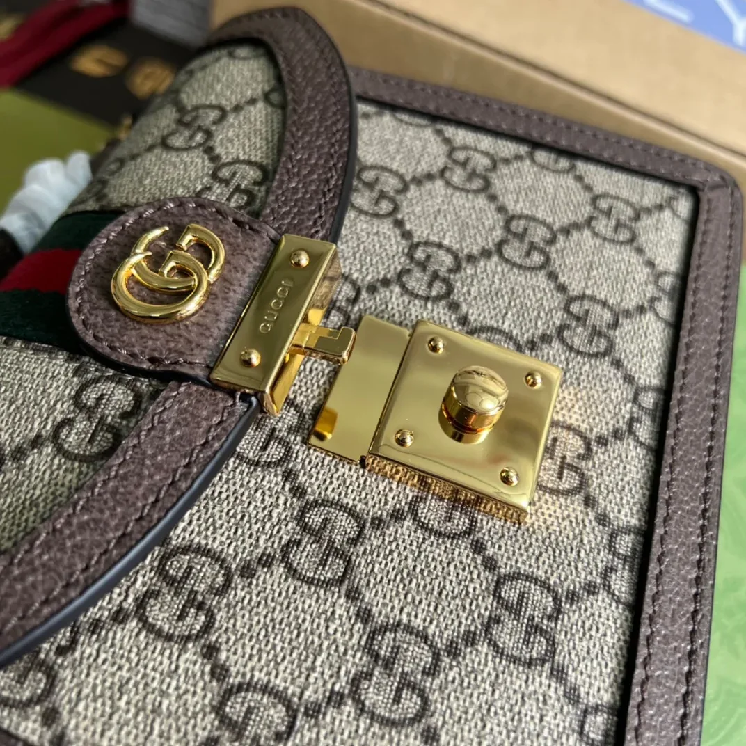 Gucci Ophidia GG Mini Shoulder Bag Beige Gucci Ophidia GG Mini Shoulder Bag Beige