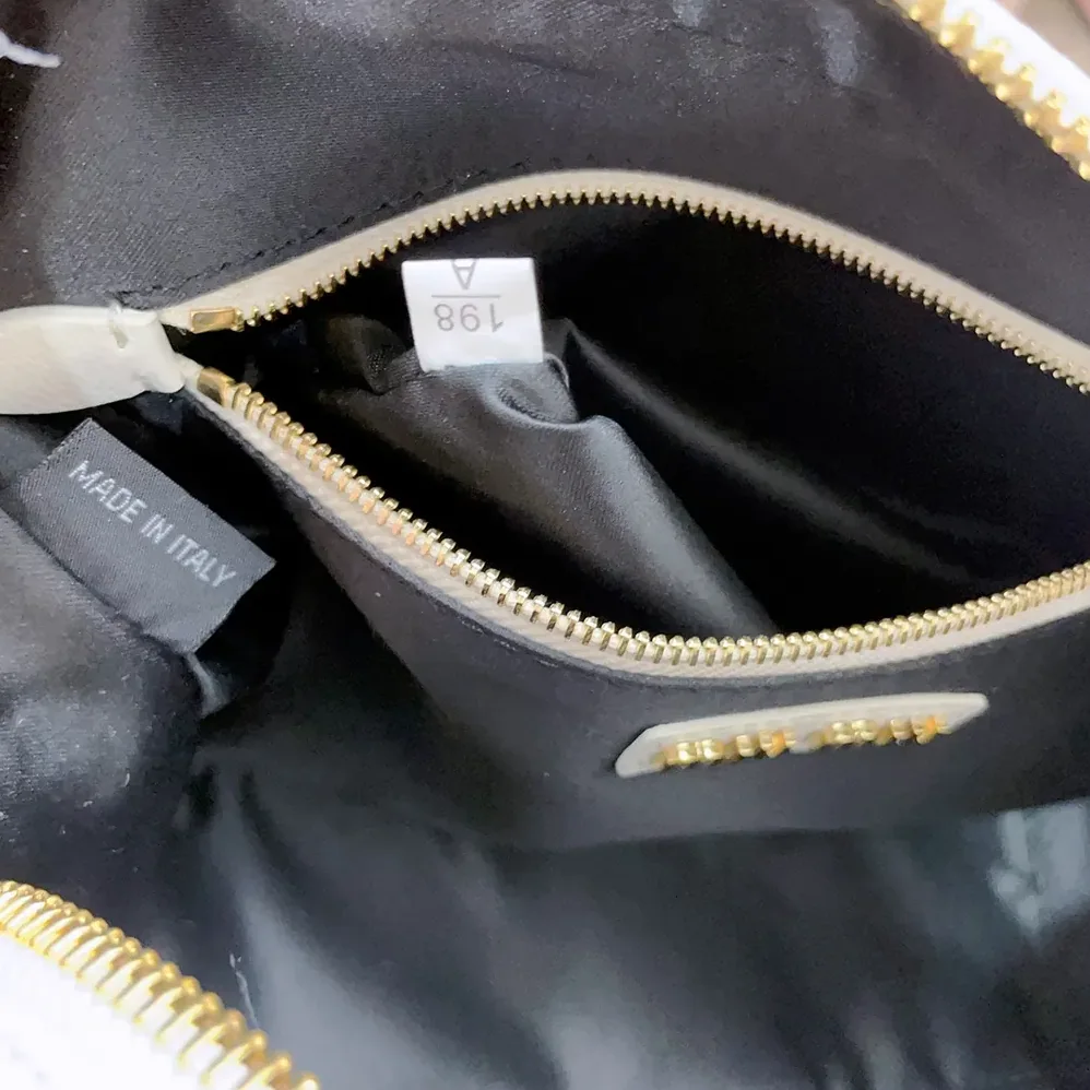 Miu Miu Arcadie Matelassé Nappa Leather Bag for Women in White Miu Miu Arcadie Matelassé Nappa Leather Bag for Women in White