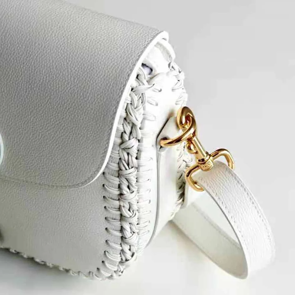 Dior Medium Dior Bobby Bag Grained Calfskin with Whipstitched Seams for Women in White Dior Medium Dior Bobby Bag Grained Calfskin with Whipstitched Seams for Women in White