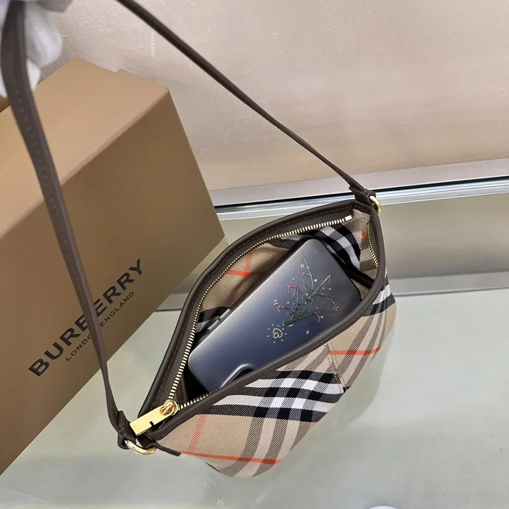 Burberry Check Mini Bag for Women in Sandy