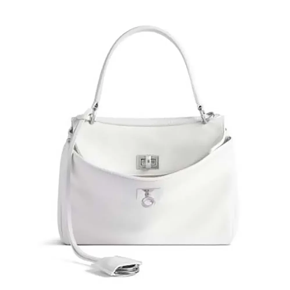 Balenciaga Rodeo Mini Handbag in White for Women