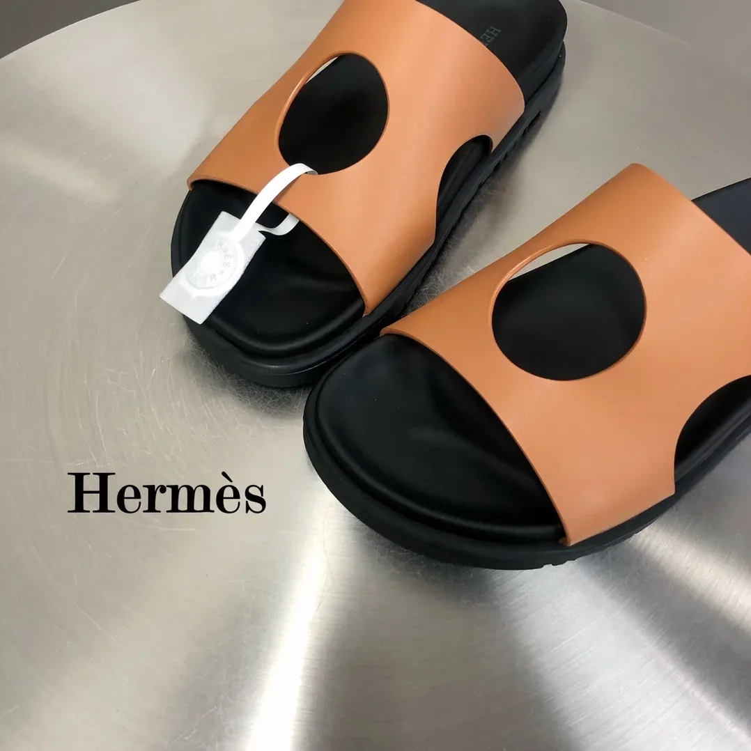 Hermes Edith Sandal Orange