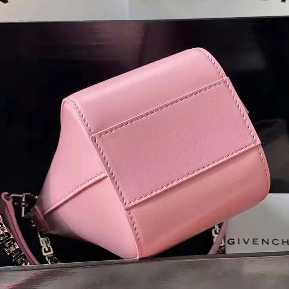 Givenchy Mini Antigona Vertical Bag in Box Leather for Women in Pink