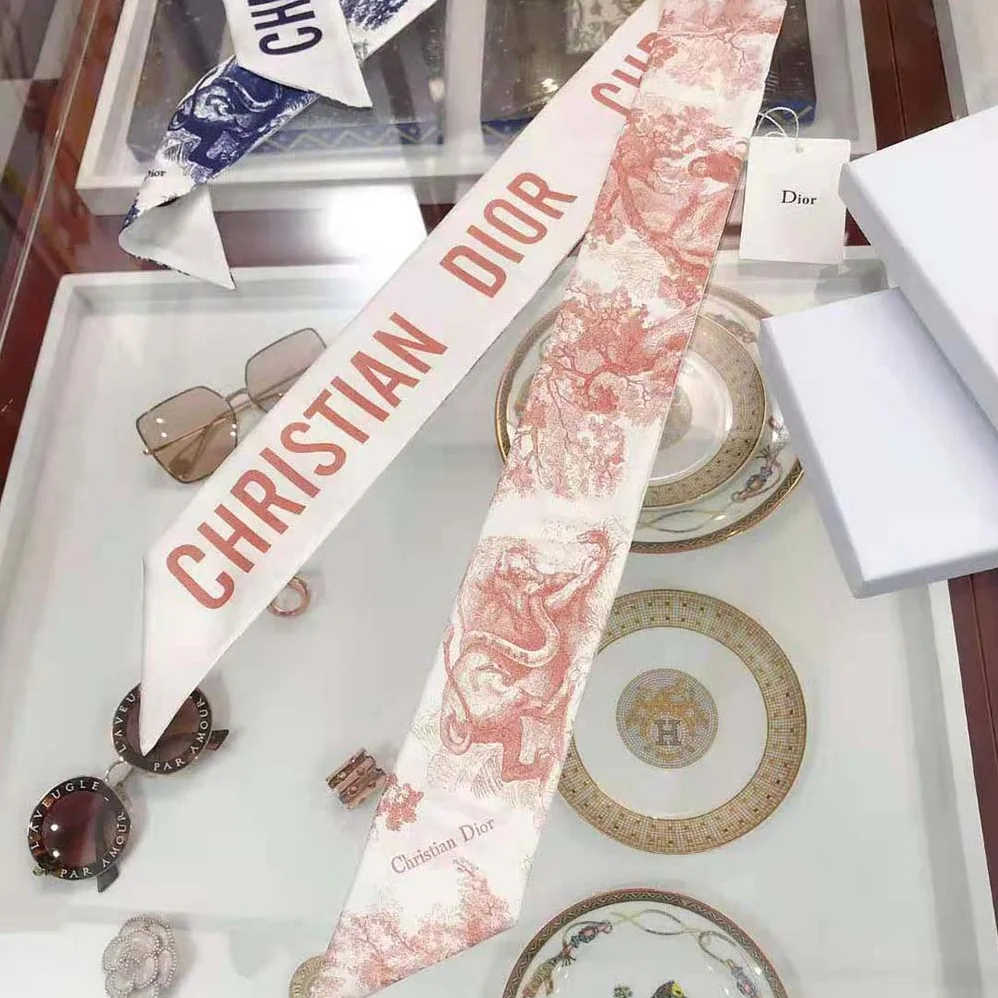 Dior Toile DE Jouy Mitzah Scarf Silk Twill for Women Dior Toile DE Jouy Mitzah Scarf Silk Twill for Women