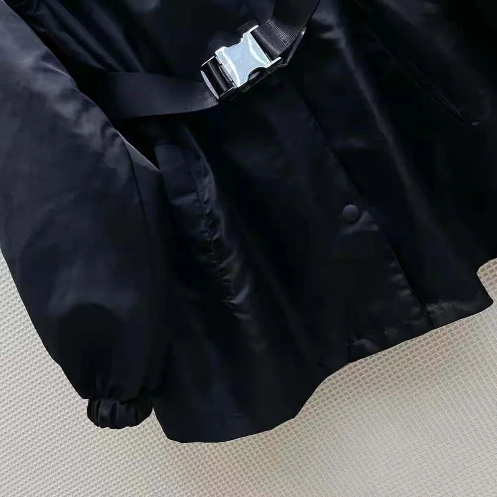 Prada Light Re-Nylon Safari Jacket for Women in Black