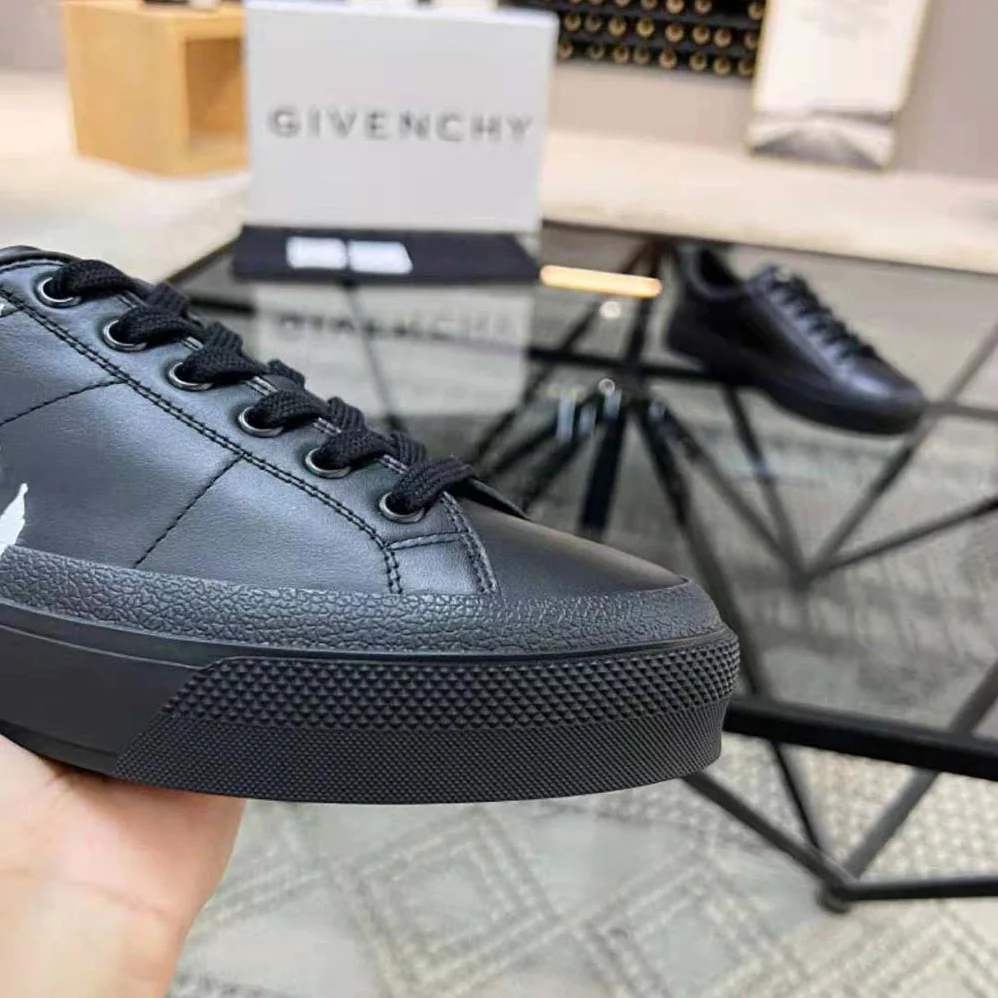 Givenchy City Sport Disney Castle Sneakers in Leather for Men in Black Givenchy City Sport Disney Castle Sneakers in Leather for Men in Black