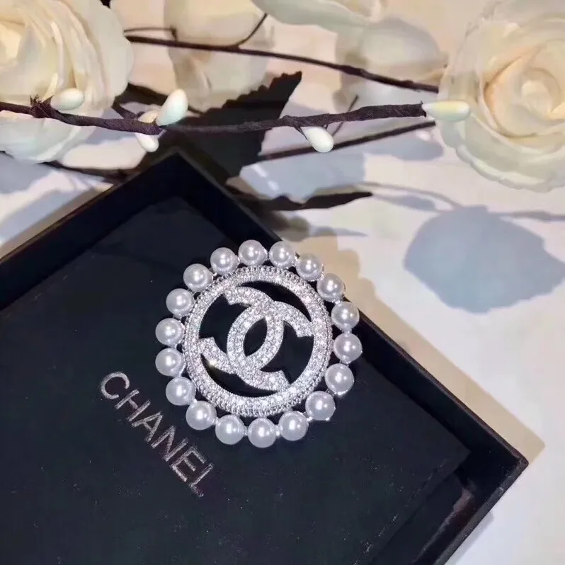 Chanel Brooch Jewelry Sliver Hardware