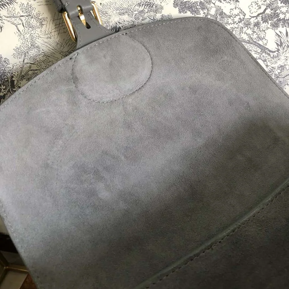 Dior Medium Dior Bobby Bag Denim Box Calfskin for Women in Silver