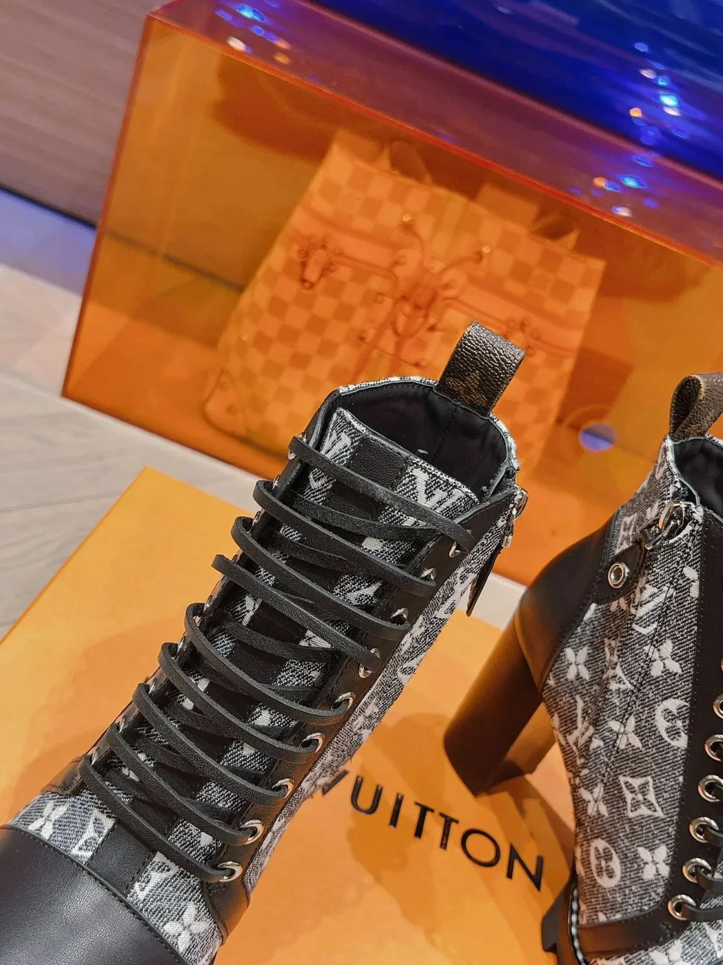 Louis Vuitton Moonlight Ankle Boots Black Louis Vuitton Moonlight Ankle Boots Black