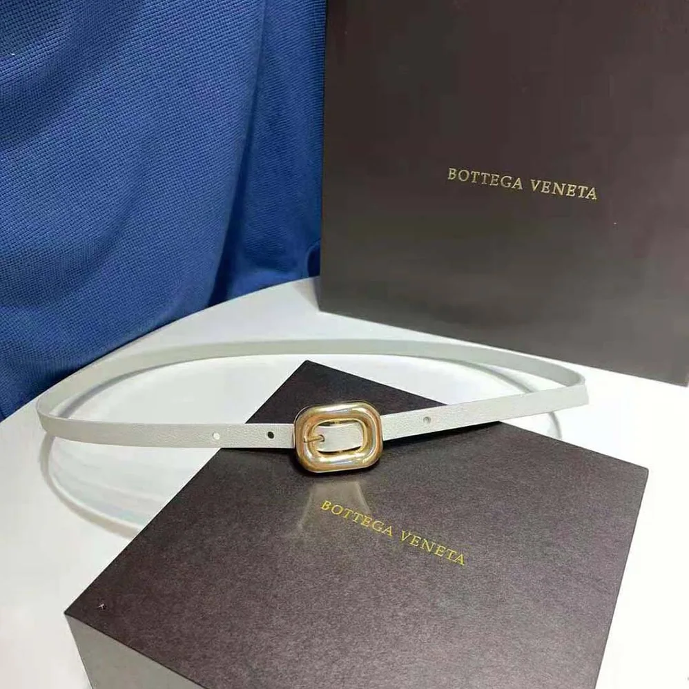 Bottega Veneta Chain Link Belt for Women in White