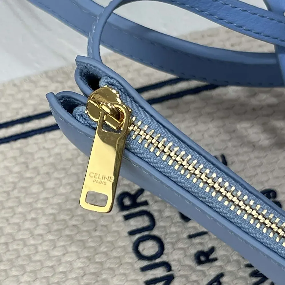 Celine Small Hobo in Supple Smooth Calfskin for Women in Blue