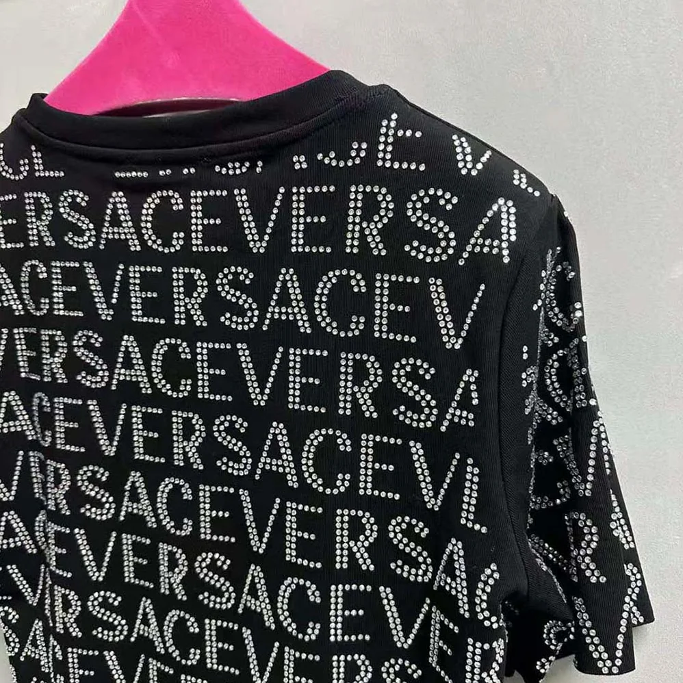 Versace Crystal Versace Allover T for Women in shirt Versace Crystal Versace Allover T for Women in shirt