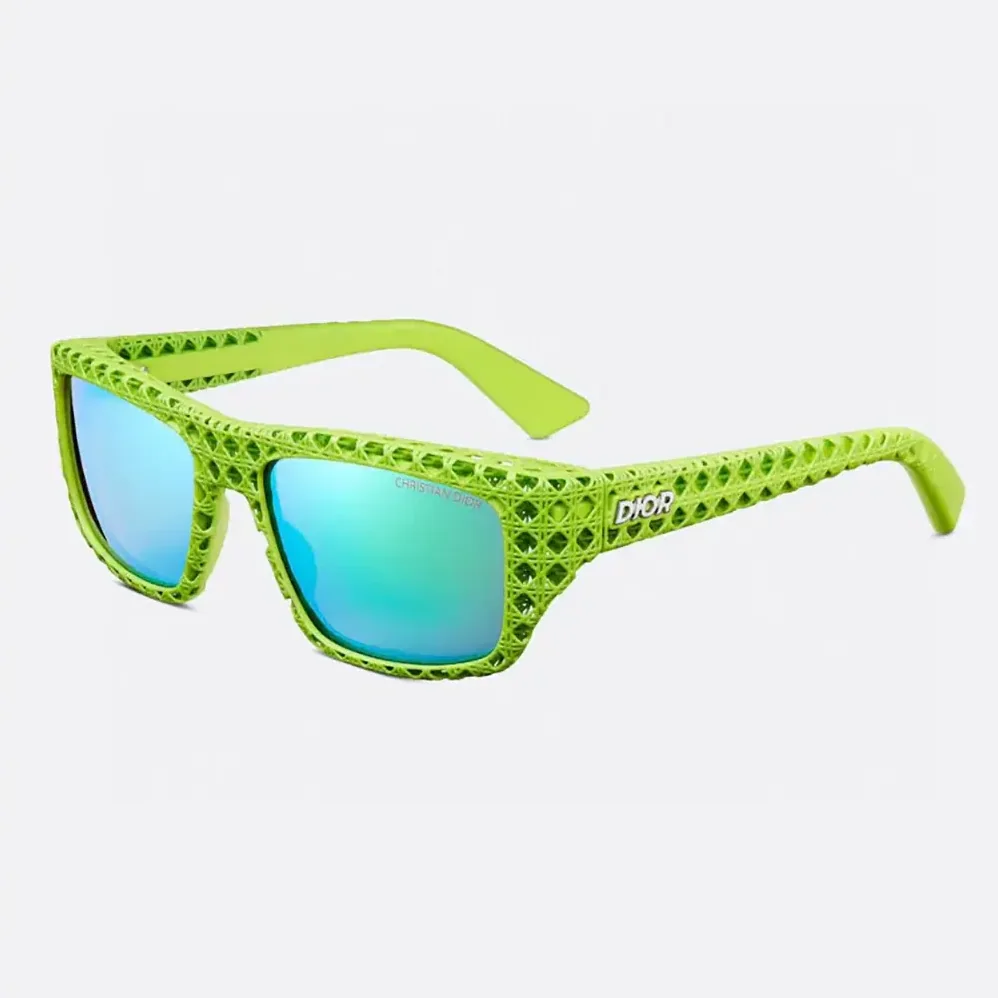 Dior Dior3D S1I Orange Mirrored Rectangular Sunglasses for Unisex Dior Dior3D S1I Orange Mirrored Rectangular Sunglasses for Unisex