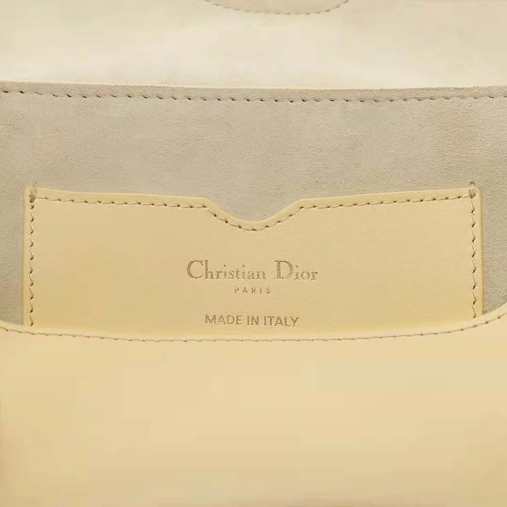 Dior Bobby East-West Bag Pale Yellow Box Calfskin for Women Dior Bobby East-West Bag Pale Yellow Box Calfskin for Women