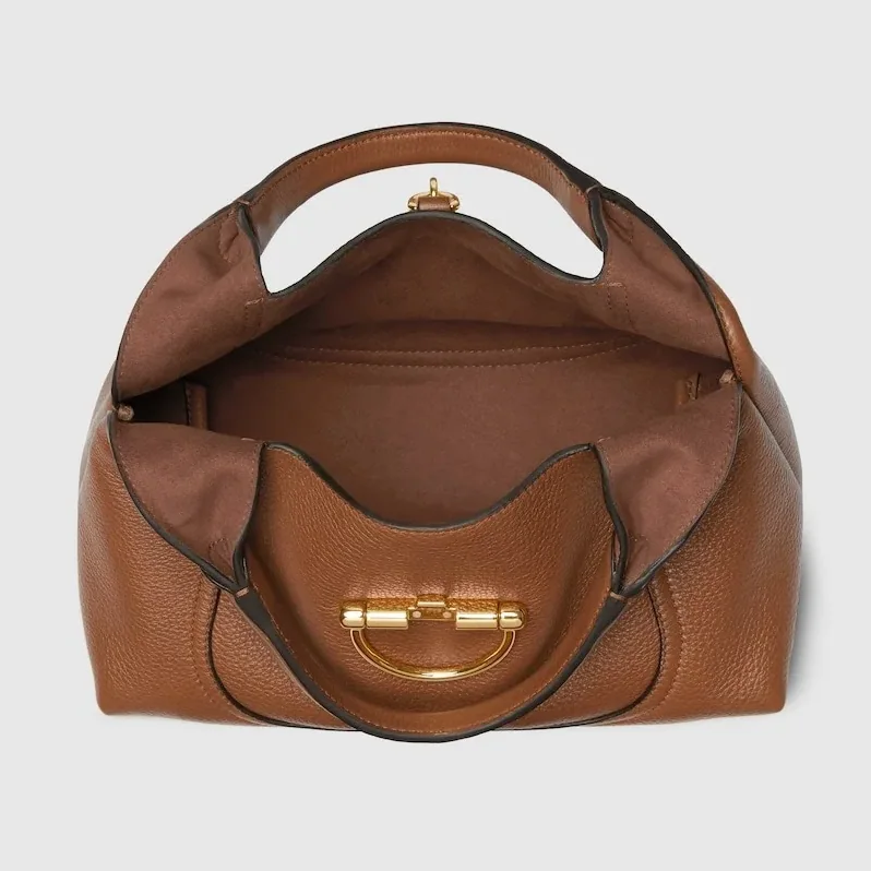 Gucci Softbit Medium Top Handle Bag Brown / Gucci Softbit Medium Top Handle Bag Brown /