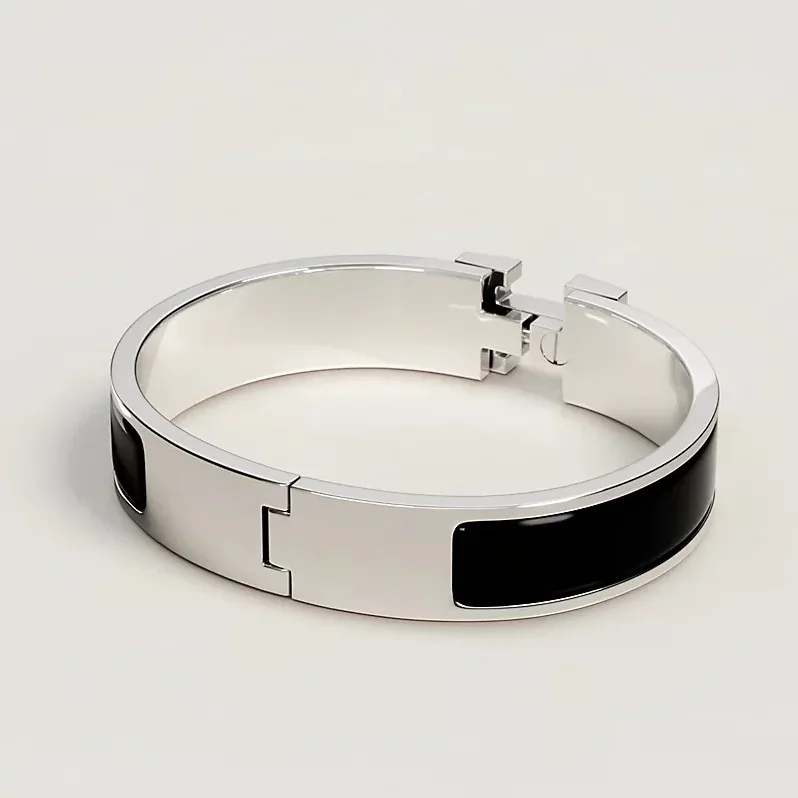 Hermes Clic H Bracelet Noir
