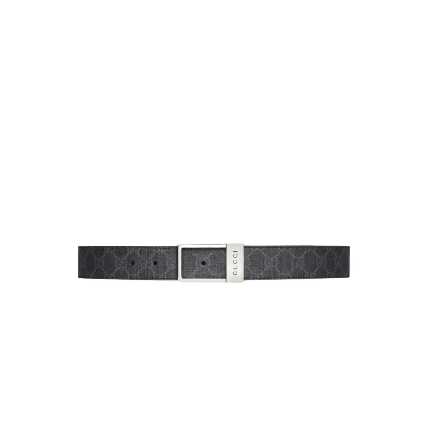 Gucci GG Belt With Rectangular Buckle Black Gucci GG Belt With Rectangular Buckle Black