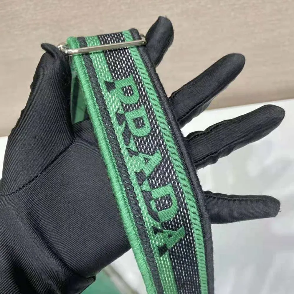 Prada Saffiano Prada Triangle Bag for Women in Green
