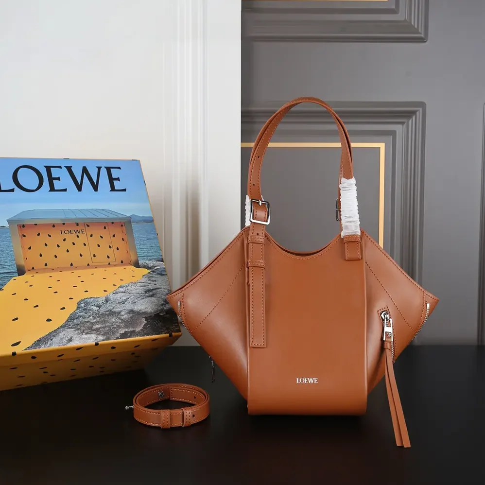 Loewe Hammock Flip Bag in Classic Calfskin for Women