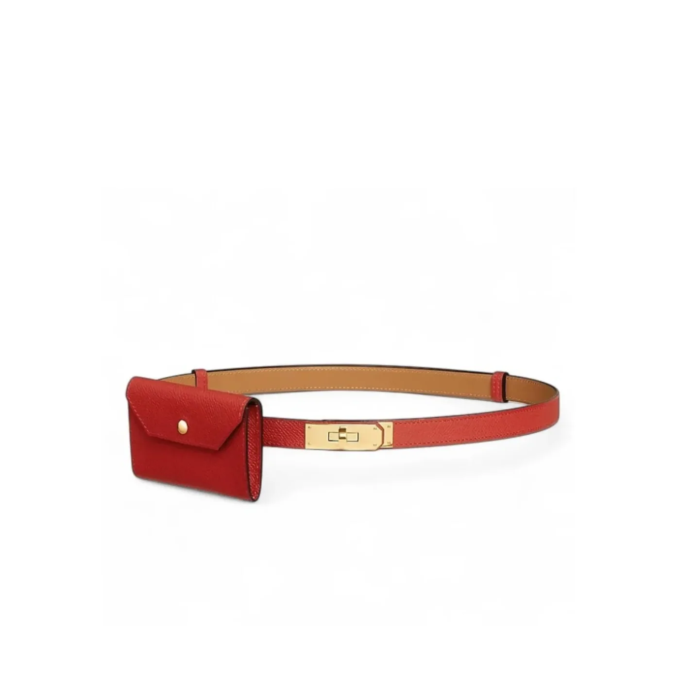 Hermes Kelly Pocket 18 Belt Rouge Radieux