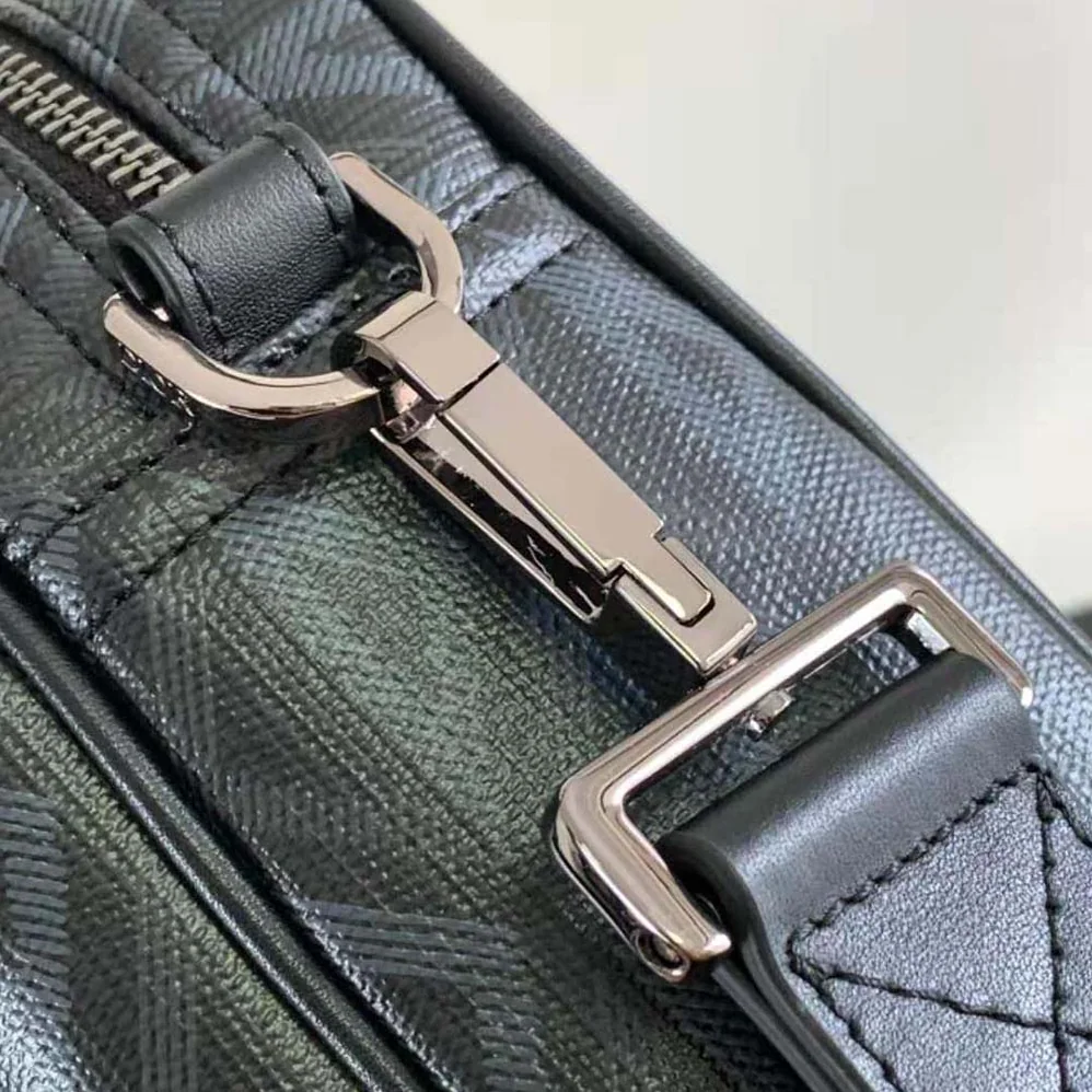Dior Hit the Road Briefcase Black CD Diamond Canvas and Smooth Calfskin for Men Dior Hit the Road Briefcase Black CD Diamond Canvas and Smooth Calfskin for Men