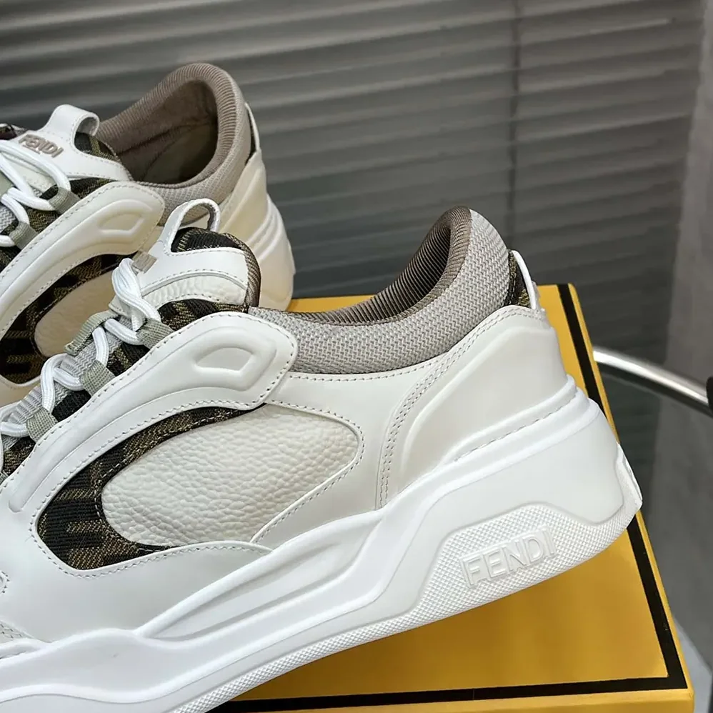 Fendi Force Sneakers White Leather Low for Unisex in tops Fendi Force Sneakers White Leather Low for Unisex in tops