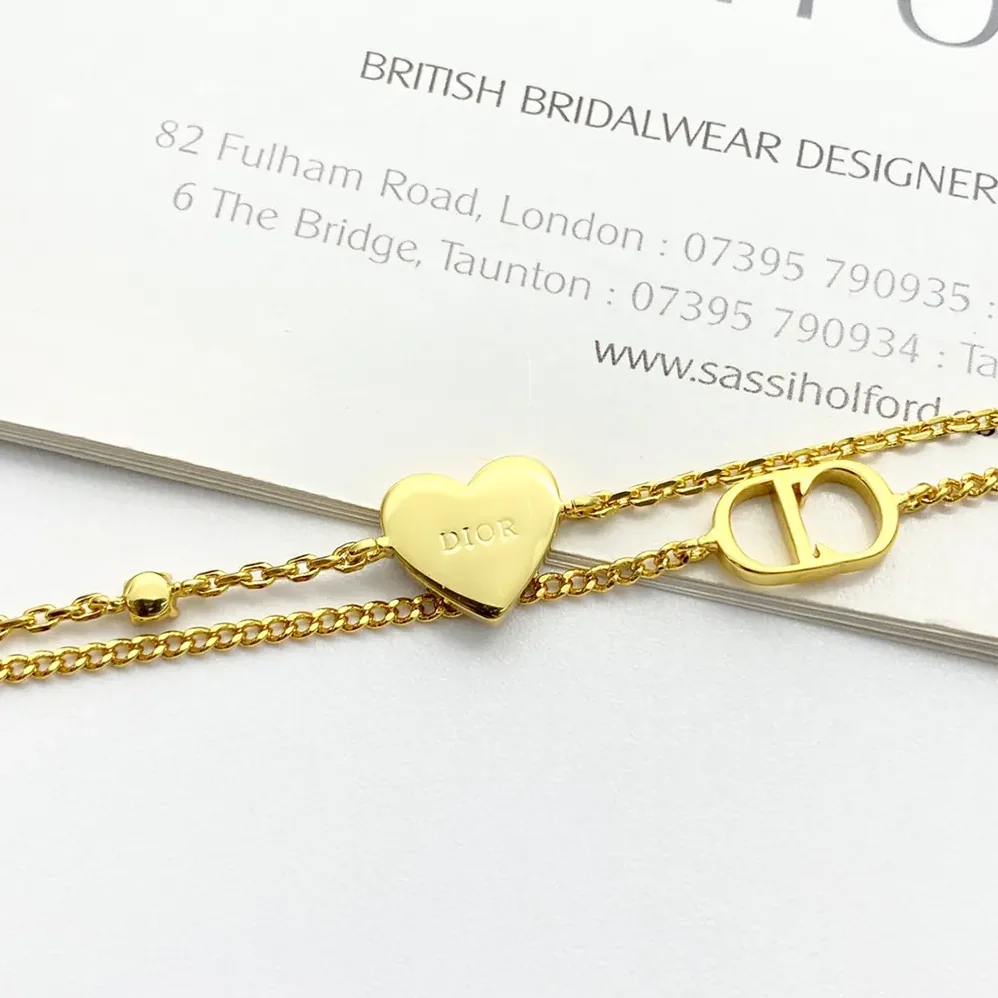 Dior Clair D Lune Bracelet Gold-Finish Metal and Silver for Women in Tone Crystals Dior Clair D Lune Bracelet Gold-Finish Metal and Silver for Women in Tone Crystals