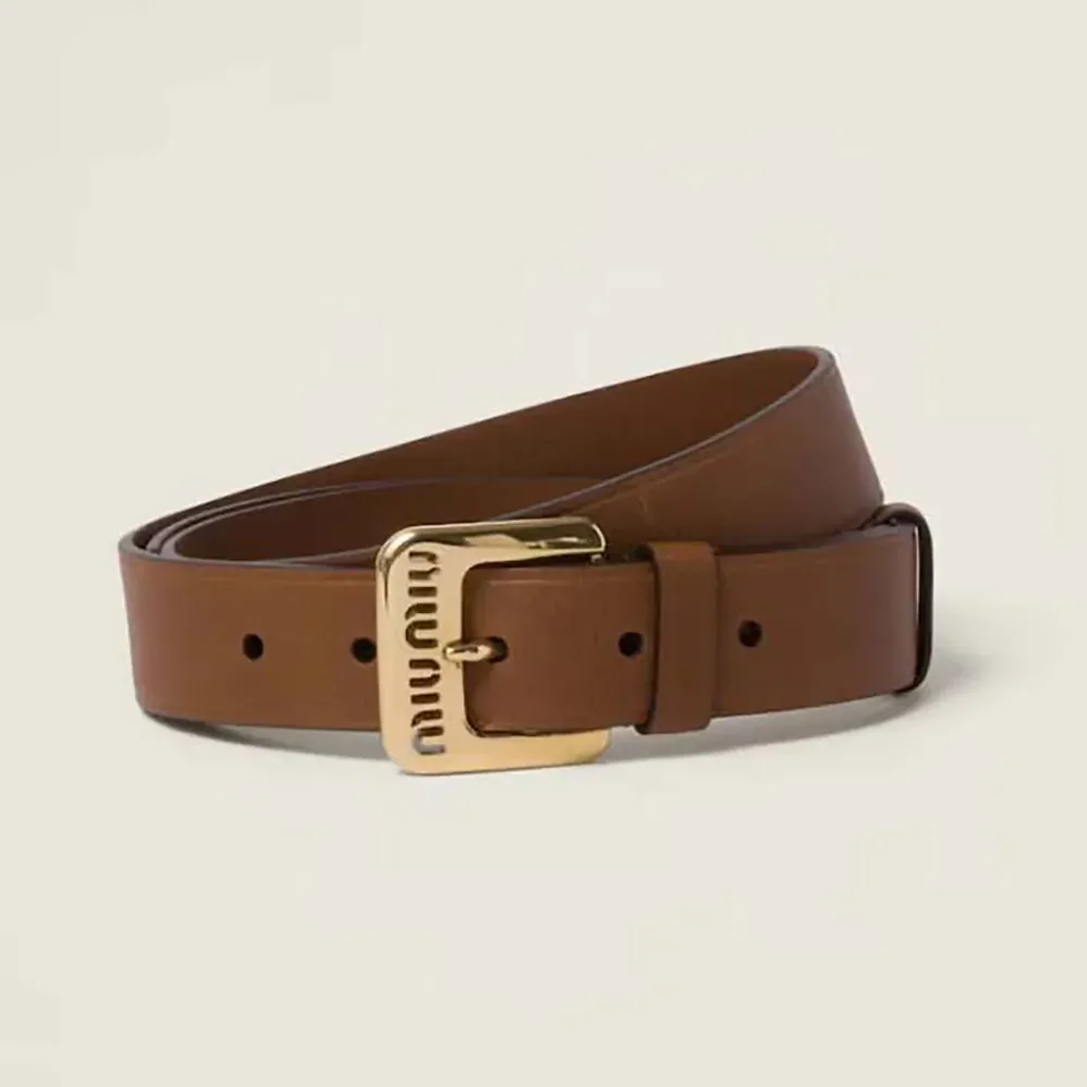 Miu Miu Nappa Leather Belt for Women